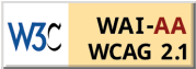 WCAG 2.1 (AA) icon 圖示